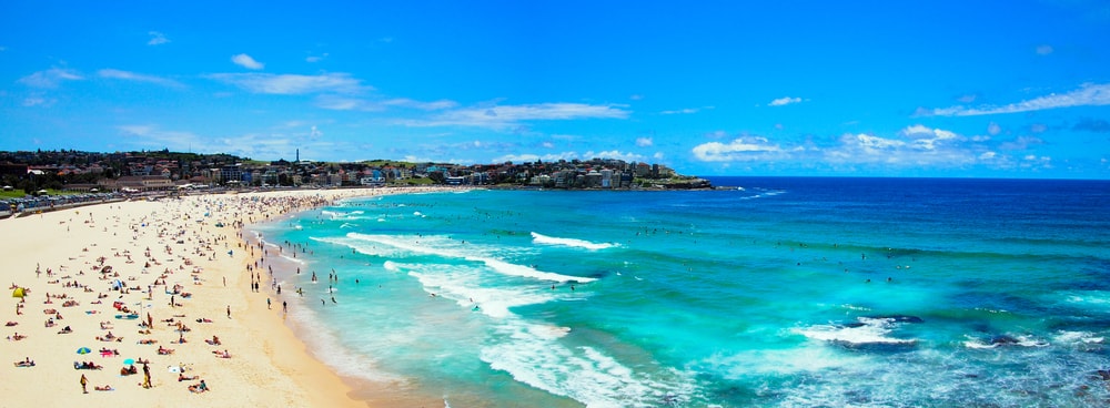 Uitzicht over Bondi Beach